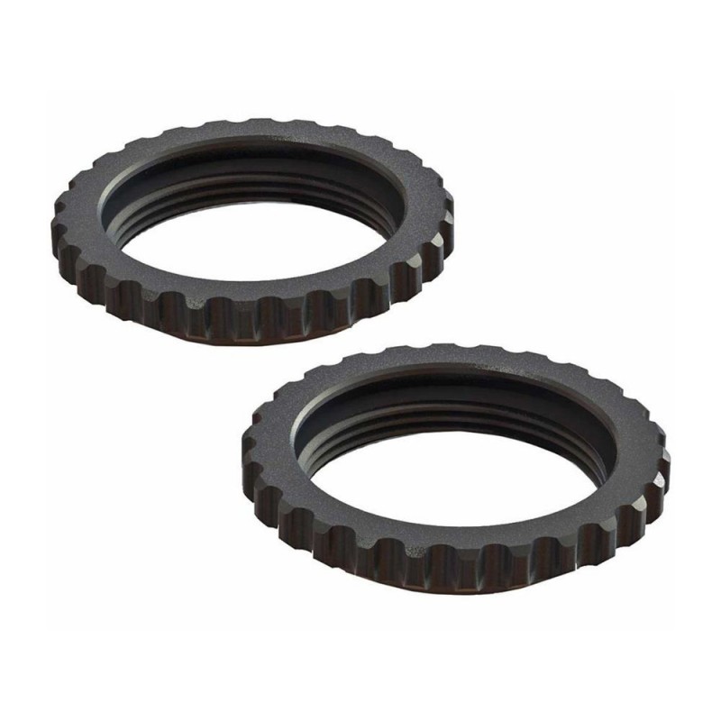 ARRMA AR330514 Shock Collar Aluminum Black 6S (2) - FLASH RC