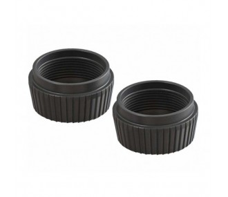 Piezas de repuesto para coches RC - ARRMA AR330513 Tapa Amortiguador Inferior Aluminio Negro 6S (2) - FLASH RC