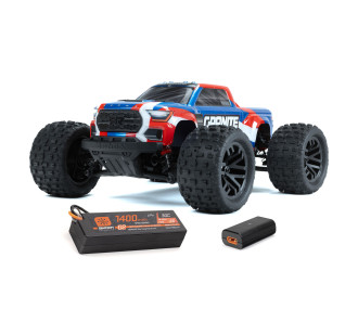 1/18 GRANITE GROM 4X4 RTR Camión Monstruo Brushless azul (con batería y cargador)