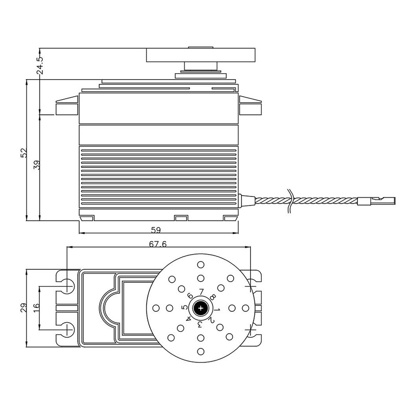 Servo Multiplex Rhino Pro SHV Digi 4 - 65154 - FLASHRC