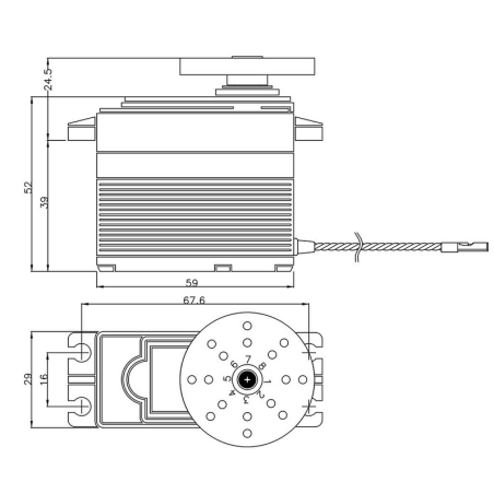 Servo Multiplex Rhino Pro SHV Digi 4 - 65154 - FLASHRC