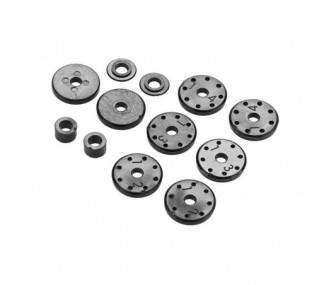 ARRMA AR330339 Shock Piston Set Nero (2) - FLASH RC