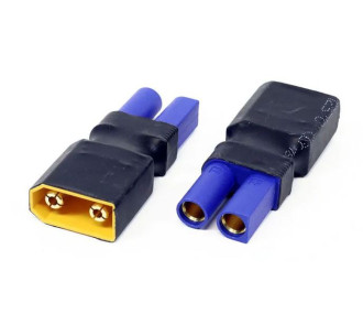 Kurzer Adapter EC5 Buchse auf XT90 Stecker - FLASHRC