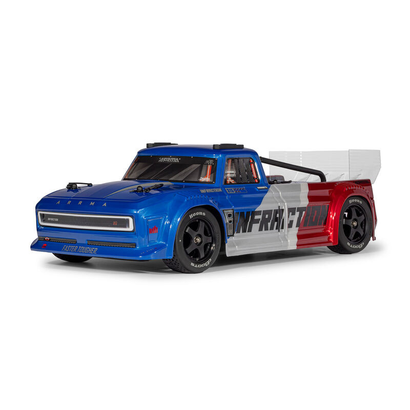 1/8 INFRAZIONE 223S DSC 4X4 RTR Brushless All-Road Street Bash Truck, Blu/Rosso