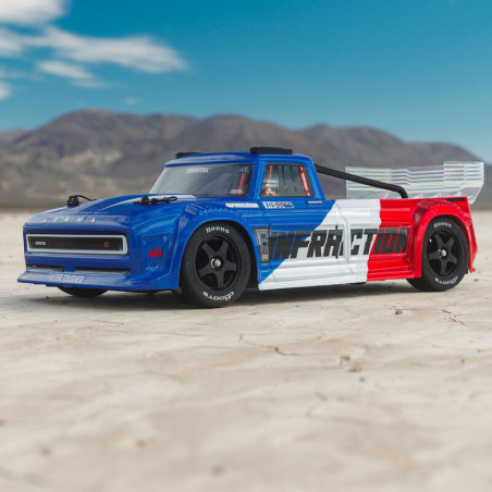 1/8 VERSTOß 223S DSC 4X4 RTR Brushless All-Road Street Bash Truck, Blau/Rot