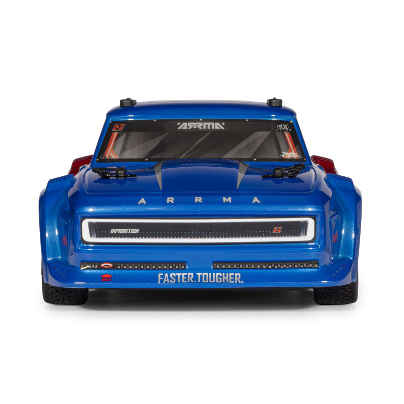 1/8 VERSTOß 223S DSC 4X4 RTR Brushless All-Road Street Bash Truck, Blau/Rot