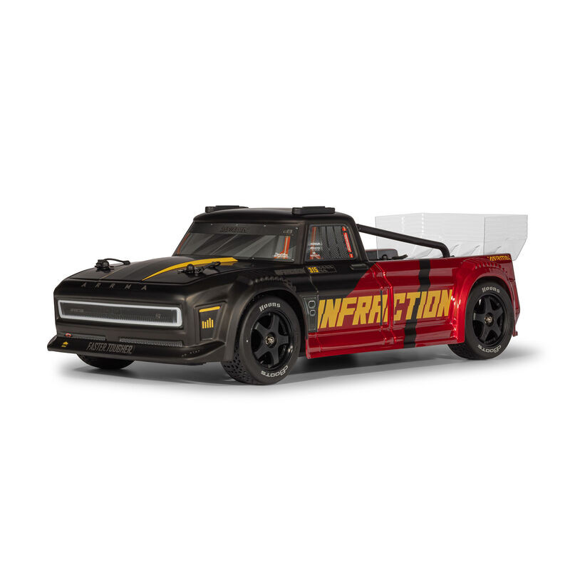1/8 INFRACTION 223S DSC 4X4 RTR Brushless All-Road Street Bash Truck,Black/Red