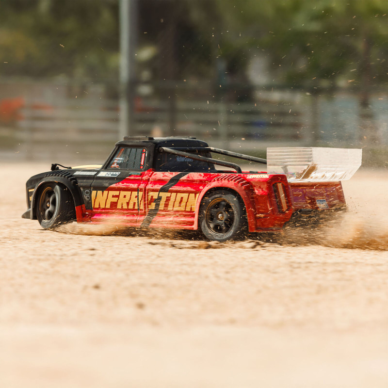 1/8 INFRACTION 223S DSC 4X4 RTR Brushless All-Road Street Bash Truck,Black/Red