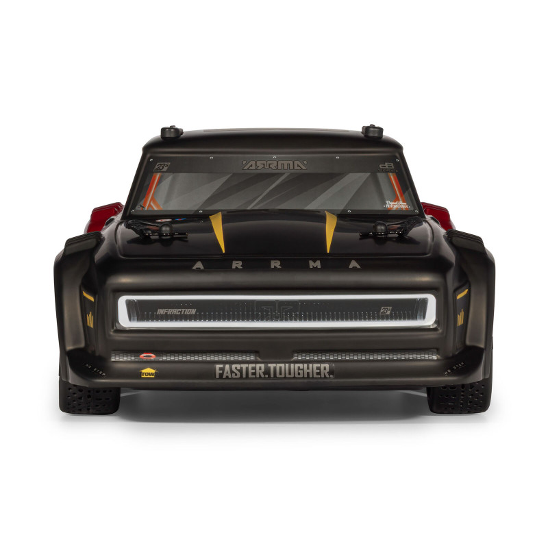 1/8 INFRACTION 223S DSC 4X4 RTR Brushless All-Road Street Bash Truck, Black/Red 2/24 En stock  1/8 INFRACTION 223S DSC 4X4 RTR Brushless All-Road Street Bash Truck, Black/Red