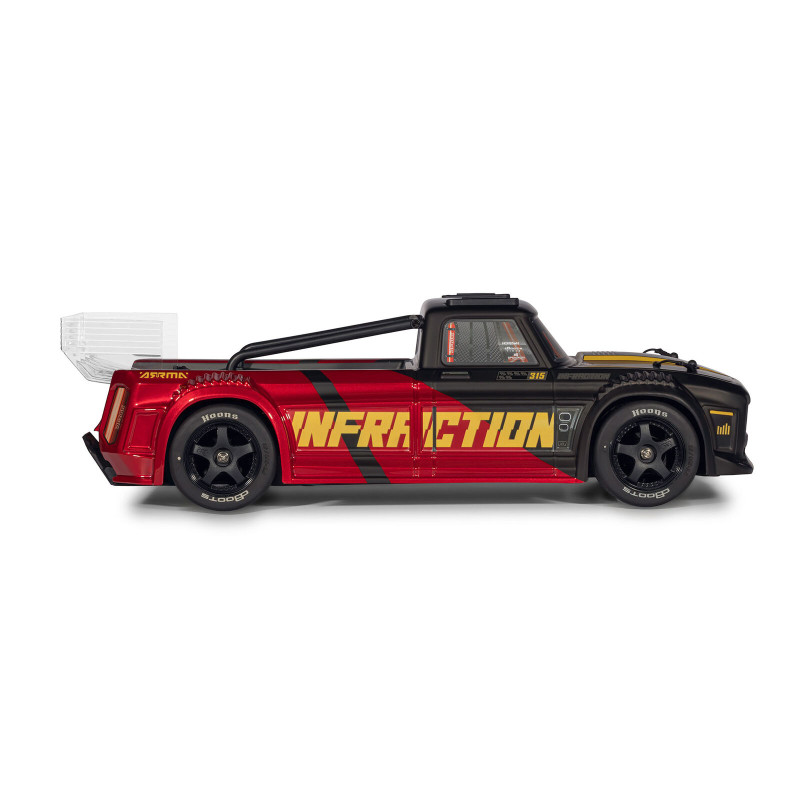 1/8 INFRACTION 223S DSC 4X4 RTR Brushless All-Road Street Bash Truck, Black/Red 2/24 En stock  1/8 INFRACTION 223S DSC 4X4 RTR Brushless All-Road Street Bash Truck, Black/Red