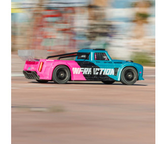 1/8 INFRACTION 223S DSC 4X4 RTR Brushless All-Road Street Bash Truck, Teal/Pink
