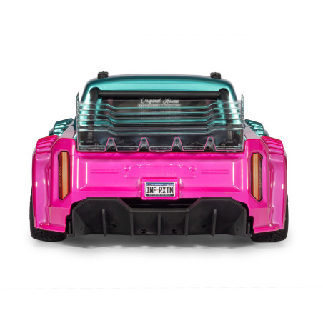 1/8 INFRACCIÓN 223S DSC 4X4 RTR Brushless All-Road Street Bash Truck, Verde/Azul y Rosa