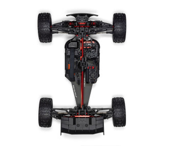 1/7 TALION 6S EXB 4X4 RTR Camión de velocidad sin escobillas, negro
