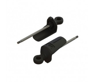 Spare parts for RC cars - ARRMA AR330537 Eyelet and Spring Perch Rear shock absorber axle - FLASH RC