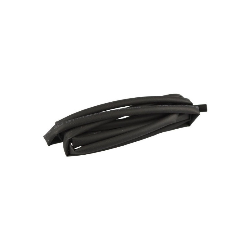 Gaine thermorétractable Ø6mm x 1m en noir