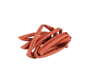 Gaine thermorétractable Ø6mm x 1m en rouge