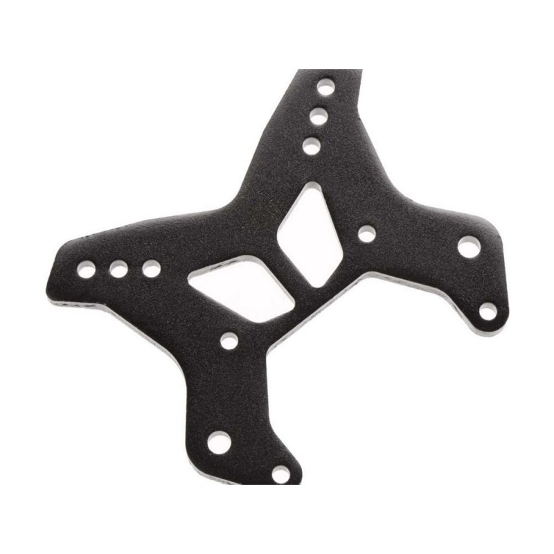 Piezas de repuesto para coches RC - ARRMA AR330377 Shock Tower Delantero M Aluminio Negro Typhoon - FLASH RC