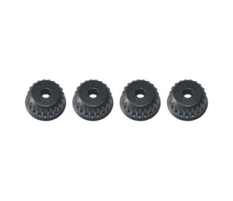 Serpent Shock-Bottom cap (4) SRX8 GT V2 (SER601258) (SER601258) 