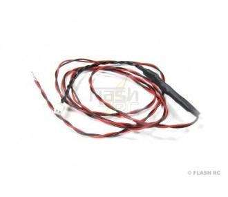 Autres modules & télémétrie - Cordon sonde de tension 'Extra Voltage' pour Futaba - FLASH RC