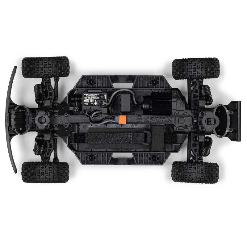 ARRMA 1/16 MOJAVE GROM 4X4 RTA ( a assemblé )  KIT Brushed Desert Truck (Battery & Charger Included), Clear/Black