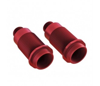 RC Car Parts - ARRMA AR330476 Cuerpo Amortiguador 16x49mm Aluminio Rojo 6S (2) - FLASH RC