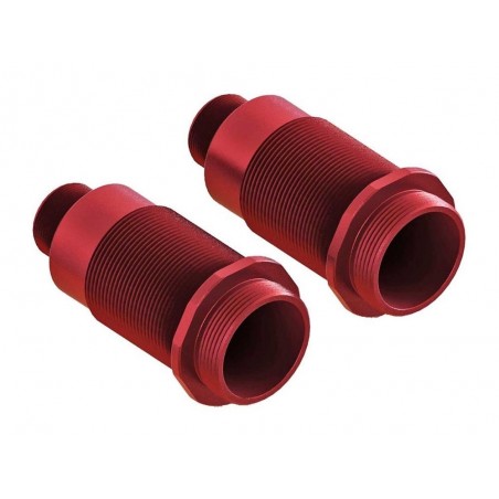 RC Car Parts - ARRMA AR330509 Cuerpo Amortiguador 16x47mm Aluminio Rojo 6S (2) - FLASH RC