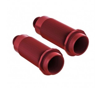 RC Car Parts - ARRMA AR330480 Cuerpo Amortiguador 16x61mm Aluminio Rojo 6S (2) - FLASH RC