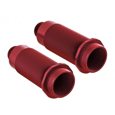 ARRMA AR330480 Shock Body 16x61mm Aluminum Red 6S (2) - FLASH RC