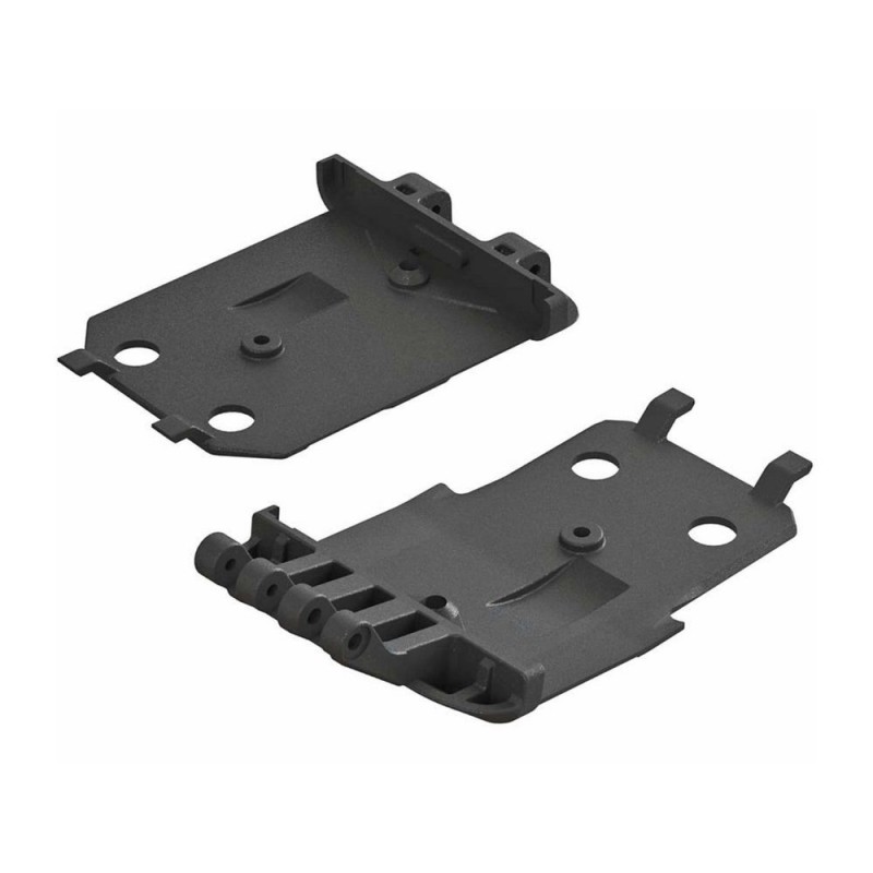 Ersatzteile RC-Cars - ARRMA AR320419 F/R Lower Skidplate (2) 4x4 Senton Mega - FLASH RC