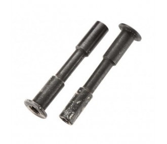 Ricambi per auto RC - ARRMA AR340066 Palo di sterzo 3x45mm Acciaio Nero (2) - FLASH RC