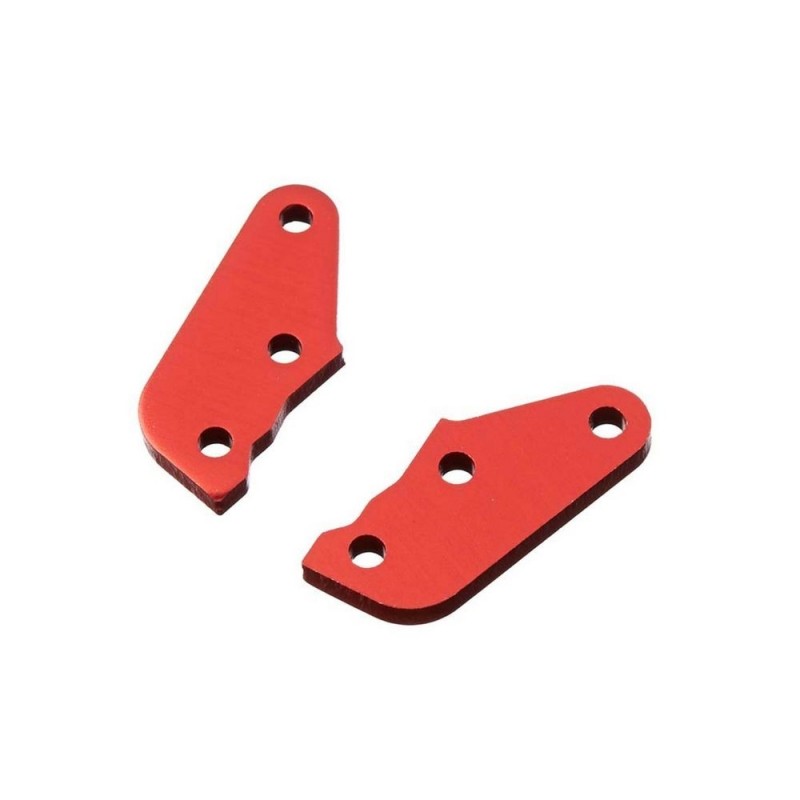 RC Car Parts - ARRMA AR340106 Steering Plate B Aluminum Red SENTON (2) - FLASH RC