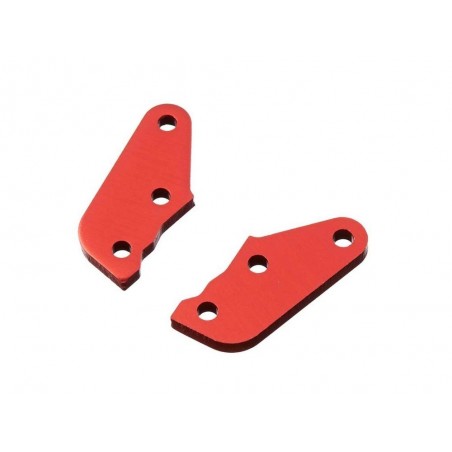 Ricambi per auto RC - ARRMA AR340106 Piastra di sterzo B Alluminio Rosso SENTON (2) - FLASH RC