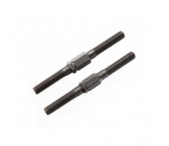 Spare parts for RC cars - ARRMA AR340070 Turnbuckle 4x45mm Steel Black Typhoon (2) - FLASH RC