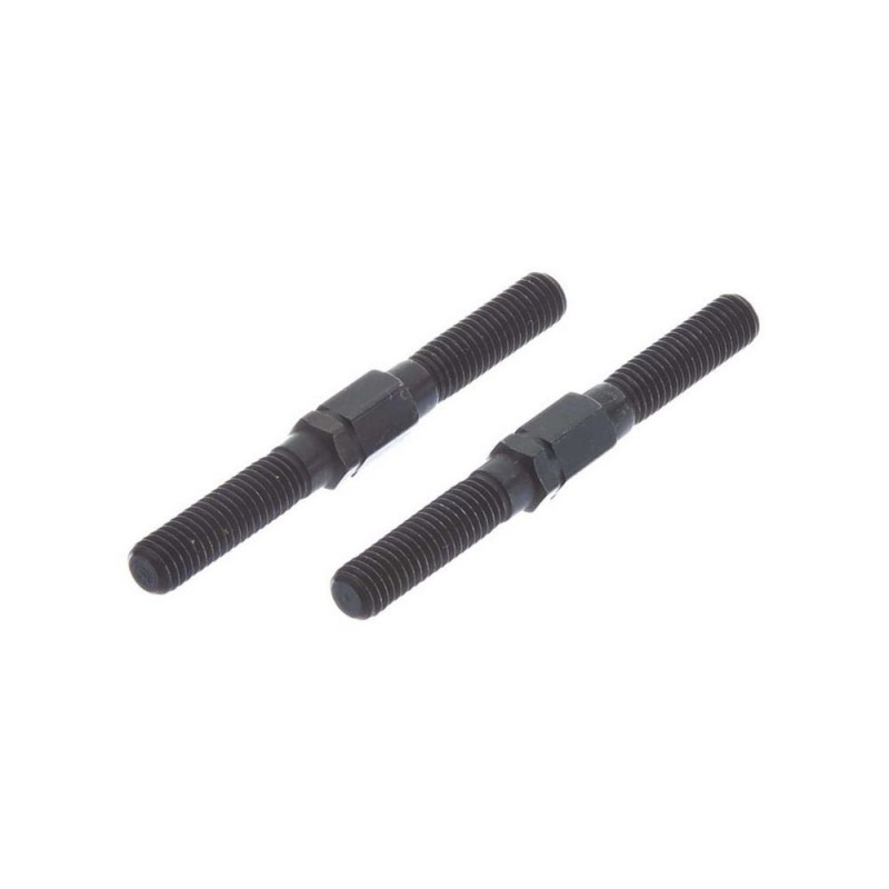 Spare parts for RC cars - ARRMA AR330214 Turnbuckle 5x50mm Steel Black Typhoon (2) - FLASH RC