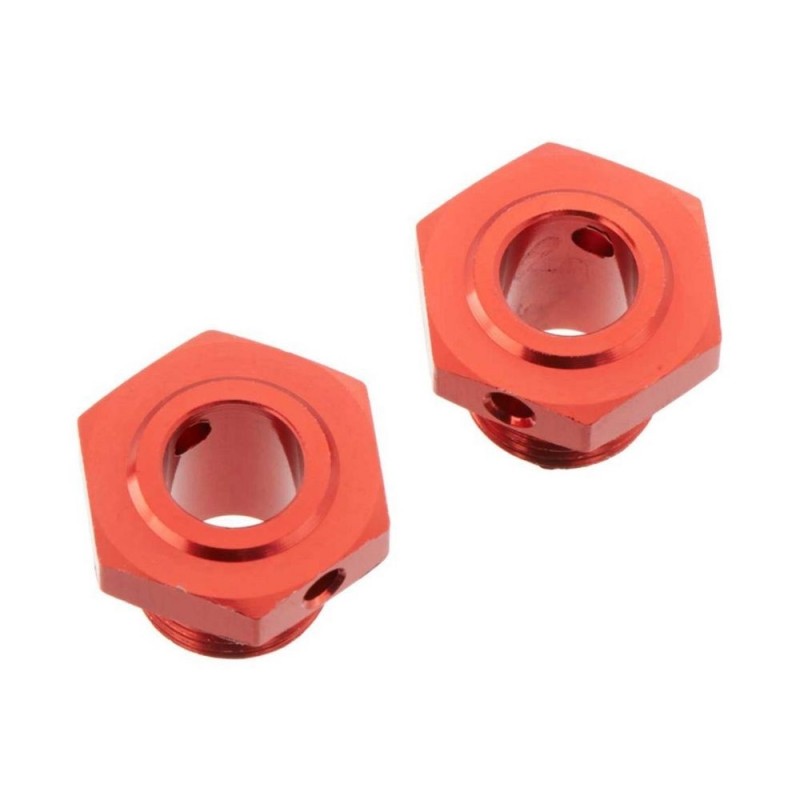 Ersatzteile RC-Cars - ARRMA AR310447 Wheel Hex Aluminum 17mm/13.6mm Red (2) - FLASH RC