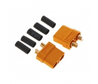 Spare parts for RC cars - ARRMA AR390199 Female AMASS XT90 Nero (2) - FLASH RC