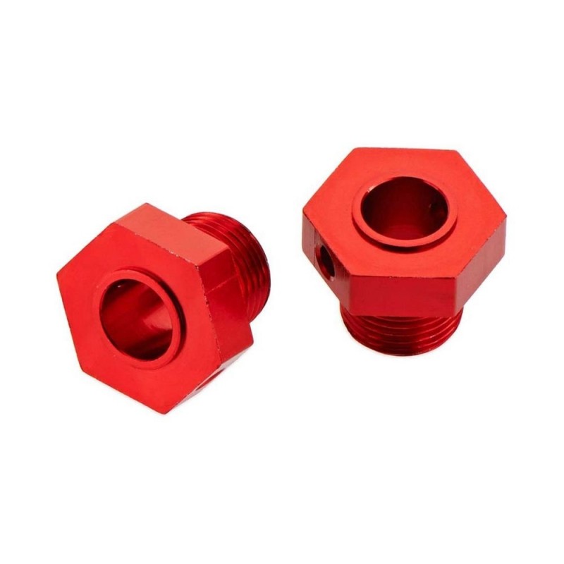 Piezas de repuesto para coches RC - ARRMA AR330359 Rueda Hex Aluminio Rojo Nero (2) - FLASH RC