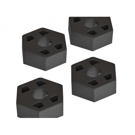 RC Car Parts - ARRMA AR310779 Rueda Composite Hex 14mm Set (4) 4x4 - FLASH RC