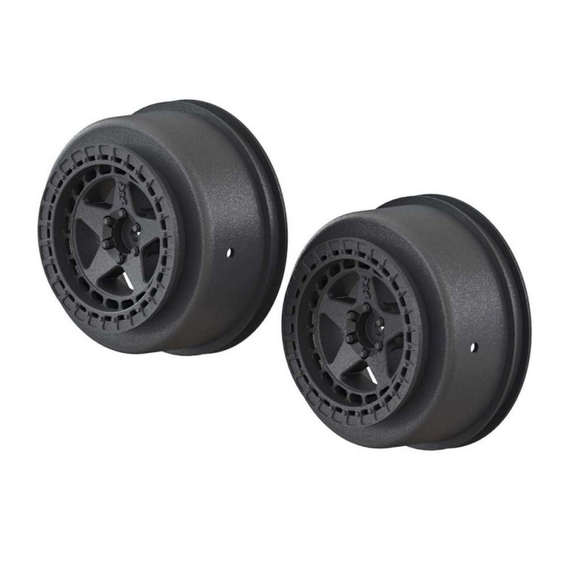 Ersatzteile RC-Cars - ARRMA AR510096 SC 2.2/3.0 Wheel 14mm Hex Black (2) - FLASH RC