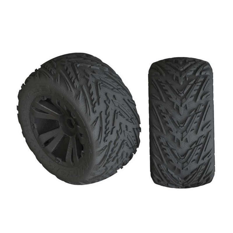 Ersatzteile RC-Cars - ARRMA AR550049 Minokwa 4s Tr/whl Blk - FLASH RC