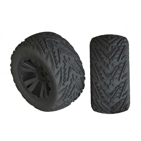 Ersatzteile RC-Cars - ARRMA AR550049 Minokwa 4s Tr/whl Blk - FLASH RC