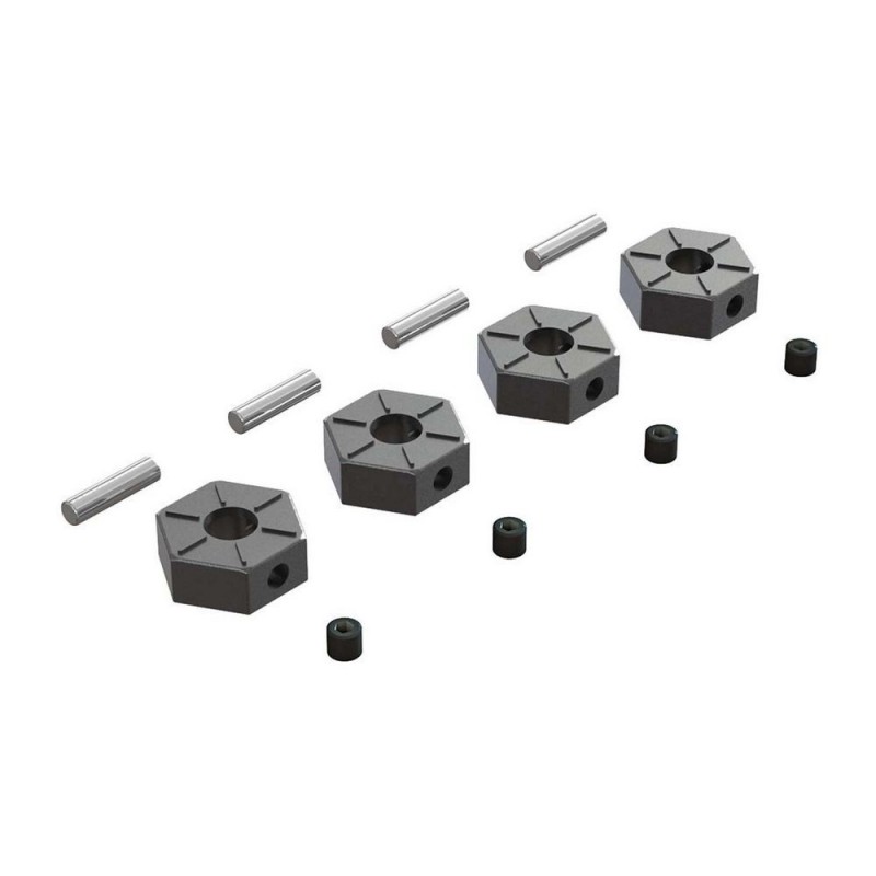 ARRMA AR310816 Wheel Hex Metal 12mm (4) - FLASH RC