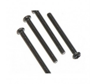 Ersatzteile RC-Cars - ARRMA AR725330 Button Head Cross Screw M3x30mm (4) - FLASH RC