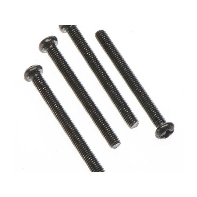 Piezas de repuesto para coches RC - ARRMA AR725330 Tornillo cruzado de cabeza de botón M3x30mm (4) - FLASH RC