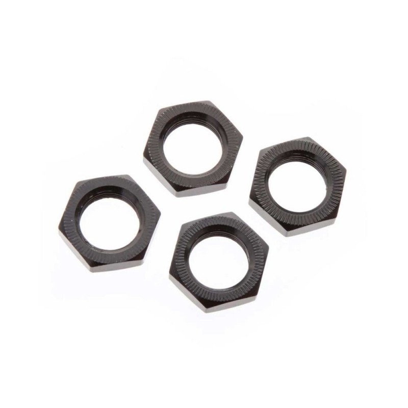 Ricambi RC Auto - ARRMA AR310449 Dado ruota alluminio 17mm nero (4) - FLASH RC