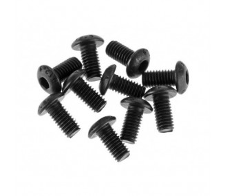 Ricambi per auto RC - ARRMA AR721306 Vite a testa cilindrica 3x6mm (10) - FLASH RC
