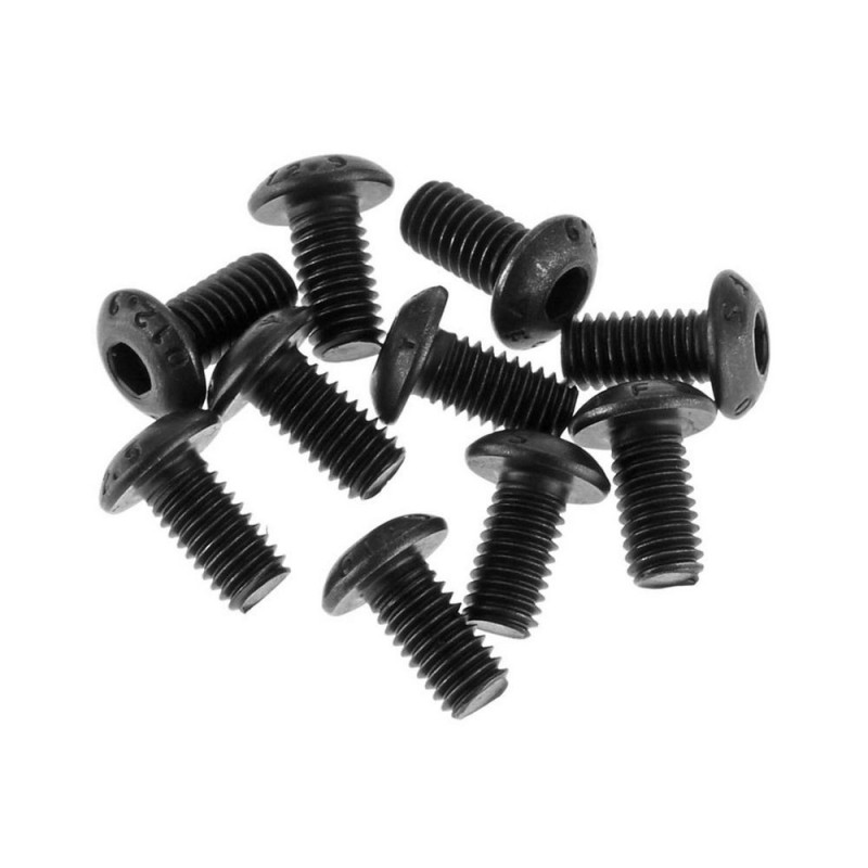 Ersatzteile RC-Cars - ARRMA AR721306 Button Head Screw 3x6mm (10) - FLASH RC