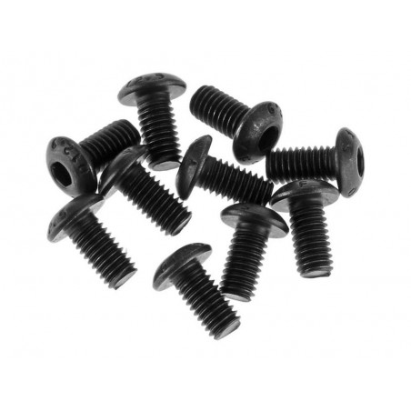 Ersatzteile RC-Cars - ARRMA AR721306 Button Head Screw 3x6mm (10) - FLASH RC