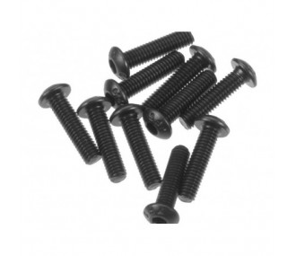 ARRMA AR721312 Button Head Screw 3.x12mm (10) - FLASH RC