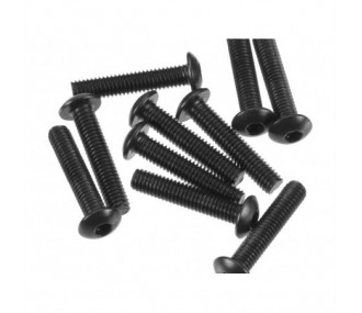 ARRMA AR721315 Button Head Screw 3x15mm (10) - FLASH RC